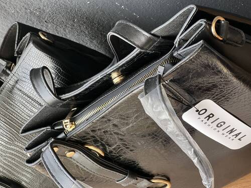 کیف ورنی حلقه دار